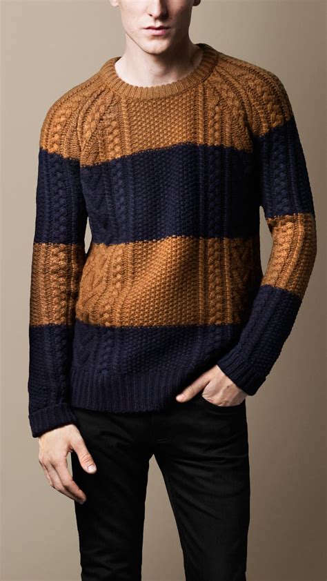 men's burberry jumper|burberry knitwear men's.